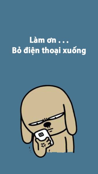 Hình nền bá đạo chó giận run tay