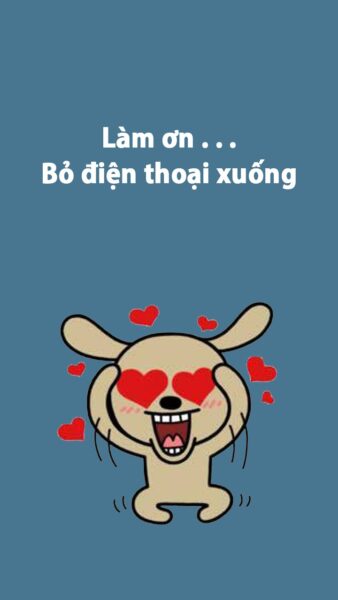 Hình nền bá đạo chó tim tim