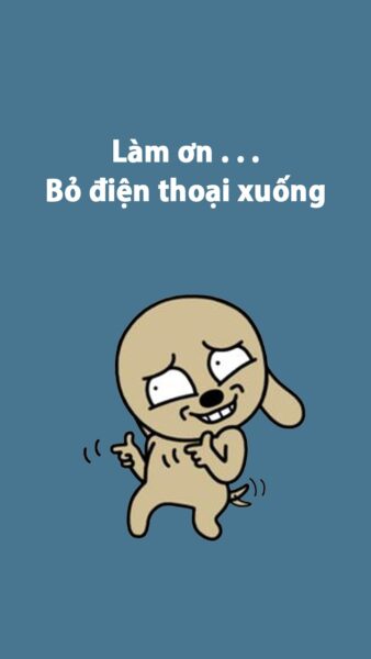 Hình nền bá đạo chú chó cười đểu