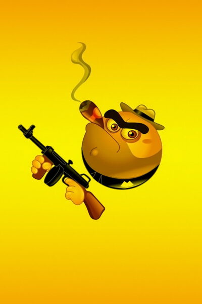 Hình nền bá đạo icon hút thuốc, bắn súng