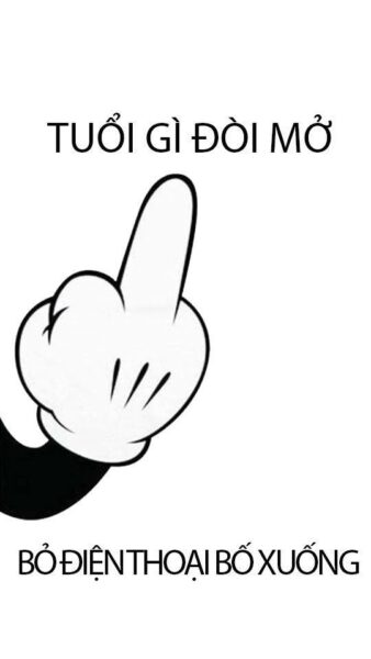 Hình nền bá đạo tay Mickey giơ tay chào