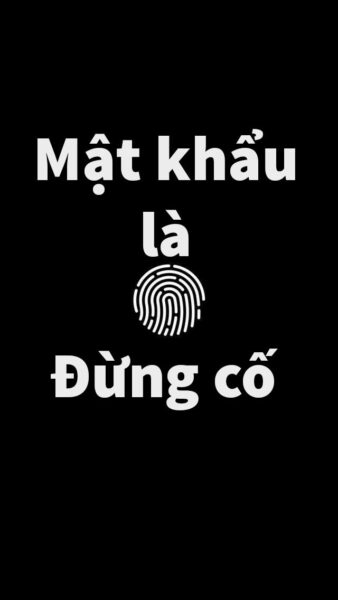 Hình nền bá đạo vân tay nền đen