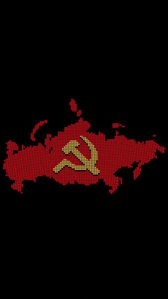 Hình nền cờ Đảng cho điện thoại nền đen