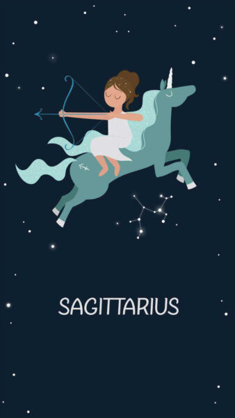 Hình nền cung hoàng đạo nhân mã dễ thương nhất