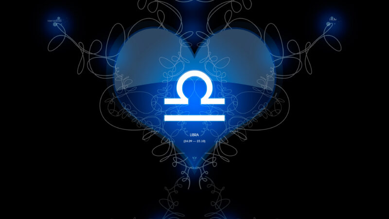 Hình nền cung hoàng đạo thiên bình 4K