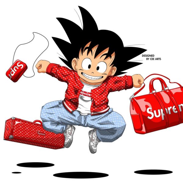 Supreme Son Goku Wallpaper als Baby