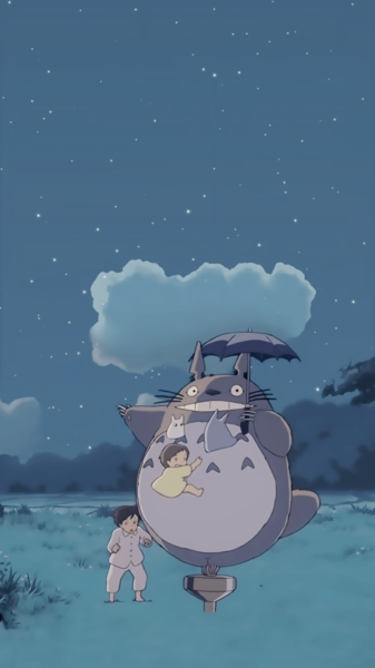 Hình nền Totoro đùa giỡn