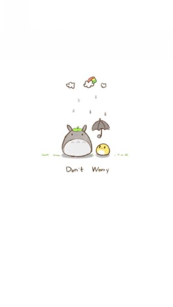 Hình nền Totoro đừng lo lắng!