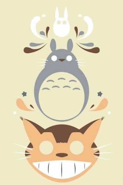 Hình nền Totoro minh họa
