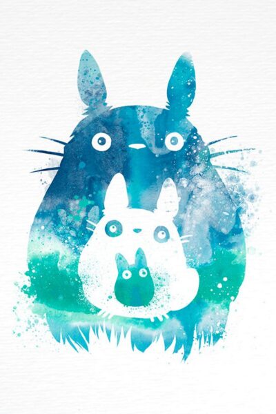 Hình nền Totoro nghệ thuật