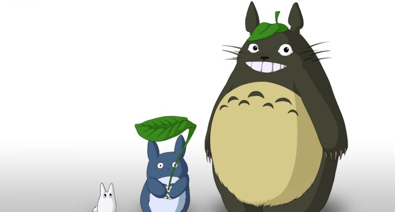 Hình nền Totoro nhe răng cười