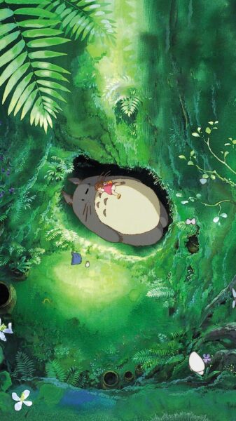 Hình nền Totoro trong rừng