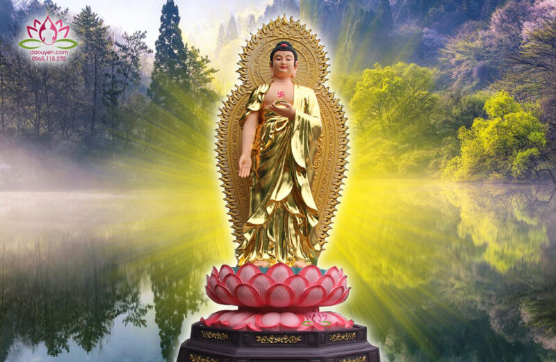 Hình Phật Di Đà 3D