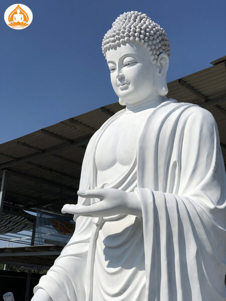 Hình tượng Phật A Di Đà màu trắng
