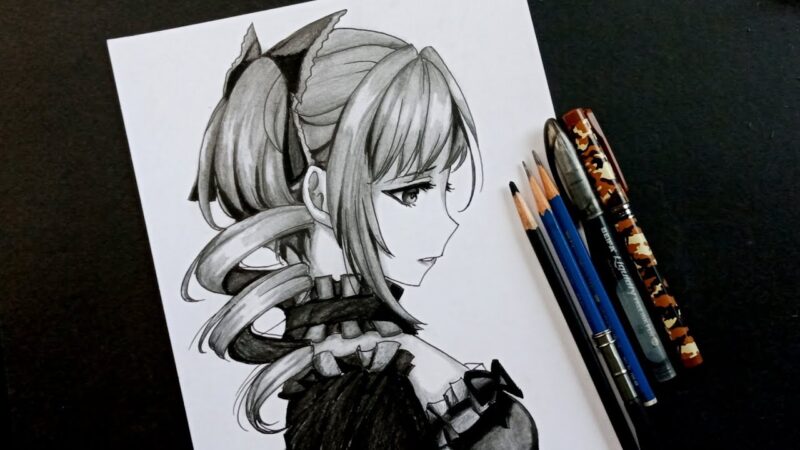 hình vẽ anime đẹp, đơn giản