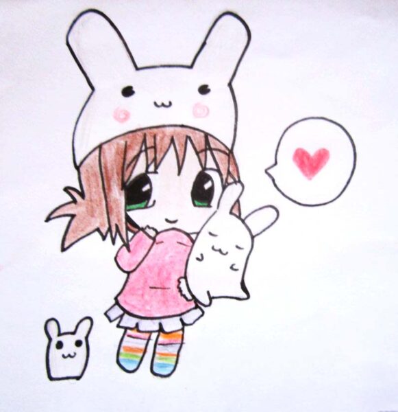 Hình vẽ đẹp cute