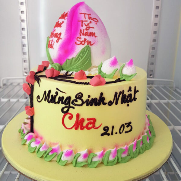 Mẫu bánh sinh nhật cho bố đẹp nhất