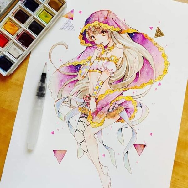 tranh vẽ anime đẹp xuất sắc