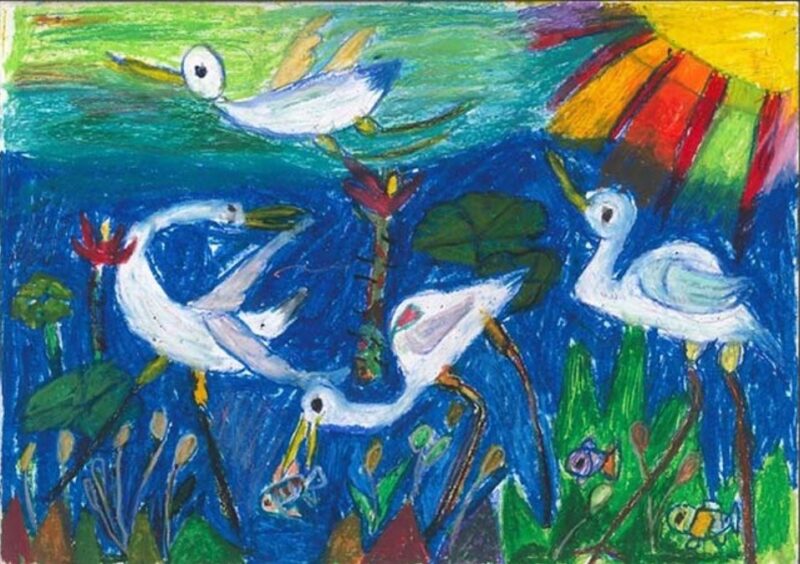 Tranh vẽ bảo vệ môi trường để bảo tồn động vật