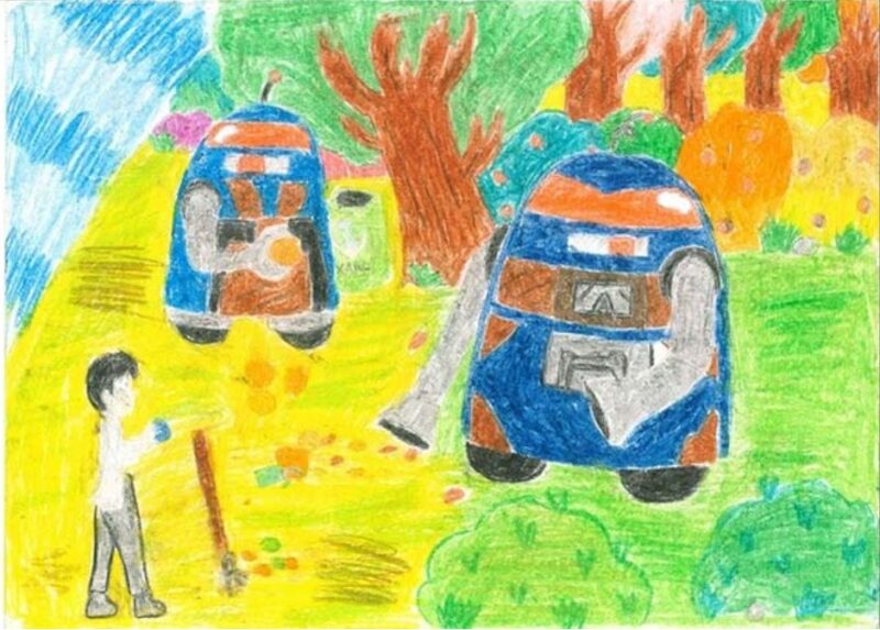 Tranh vẽ bảo vệ môi trường không chặt rừng