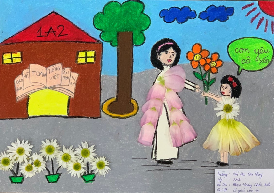 Nhân dịp kỷ niệm Ngày nhà giáo Việt Nam, hãy thưởng thức bức tranh tuyệt đẹp về ngành giáo dục của chúng ta. Bức tranh được vẽ tinh tế và tràn đầy tình yêu thương dành cho những người thầy, cô giáo của chúng ta.