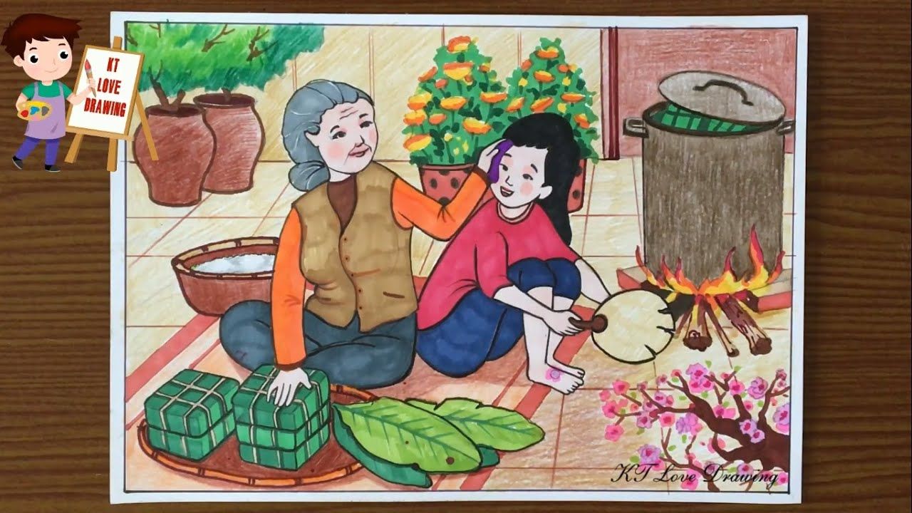 Chi tiết với hơn 370 vẽ bài đề tài gia đình siêu hot - thtantai2 ...