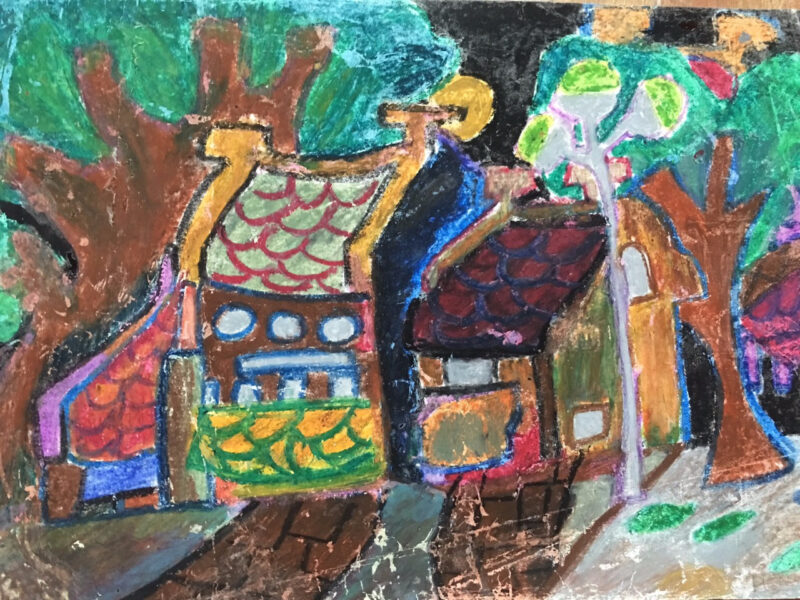 tranh vẽ Hà Nội trong em xuất sắc nhất của học sinh lớp 3