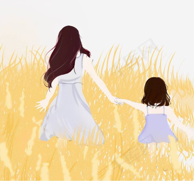 Tranh vẽ mẹ và con gái