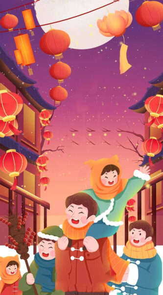 Vẽ tranh đề tài lễ hội trung thu rước đèn