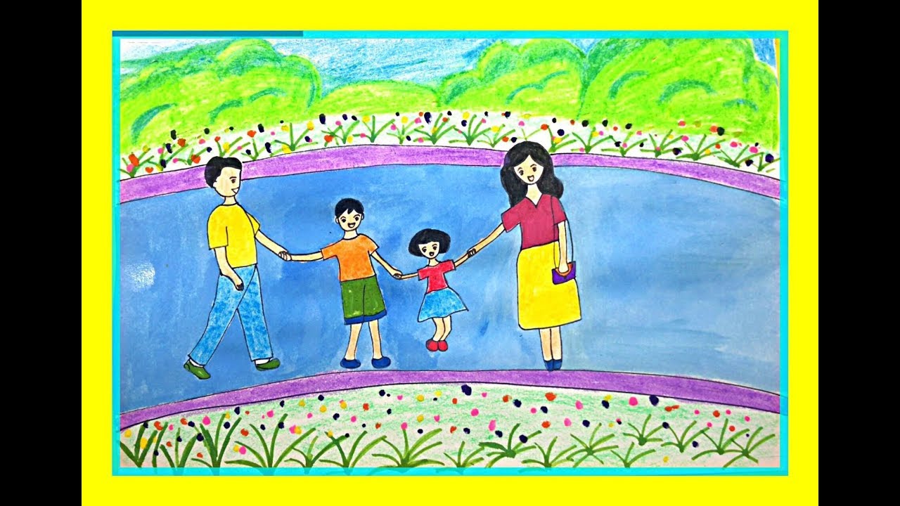 Các bé lớp 1, 2 hãy xem qua những bức tranh về đề tài gia đình hạnh phúc đơn giản nhất nhưng rất tuyệt đẹp. Có thể bạn đang tìm kiếm ý tưởng để tự vẽ tranh tặng cho gia đình mình đấy. Những bức tranh này sẽ giúp các bé nhận thức được tình cảm và sự quan trọng của gia đình trong cuộc sống của mình.