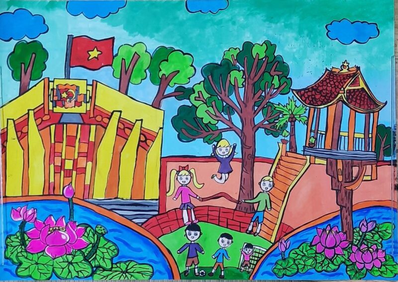 Vẽ tranh Hà Nội trong em