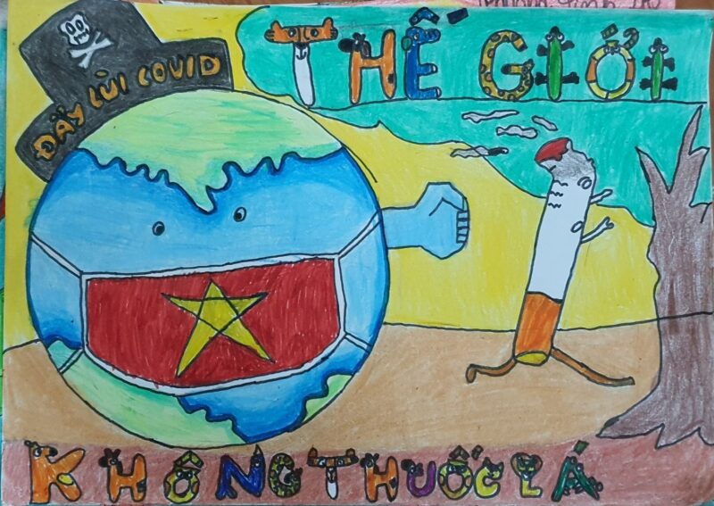 Vẽ tranh thế giới không khói thuốc