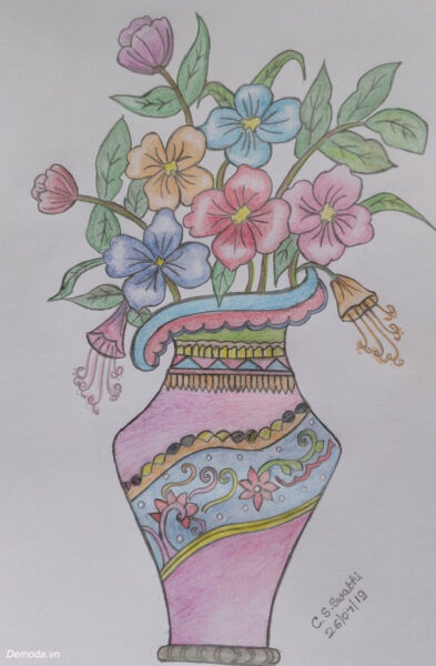 Vẽ tranh tĩnh vật đơn giản mà đẹp