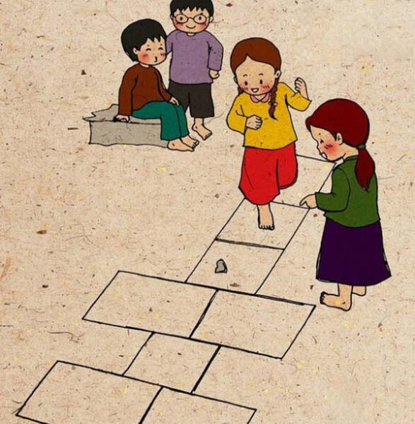 Vẽ tranh tình yêu quê hương đất nước trò chơi ô ăn quan