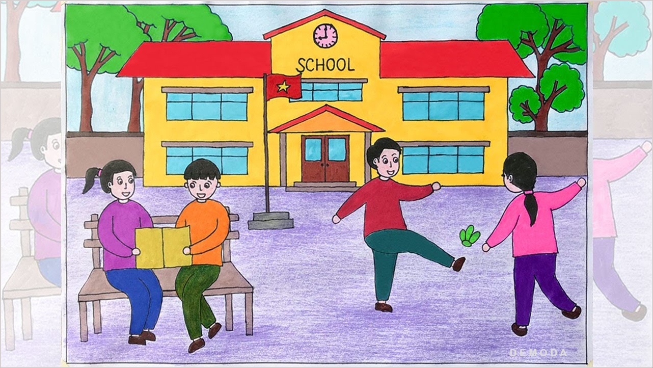 Trường Tiểu học Trần Quốc Toản tổ chức trao giải cuộc thi vẽ tranh Đường  đến trường của em