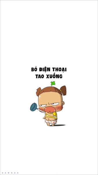 Ảnh bỏ điện thoại tao xuống