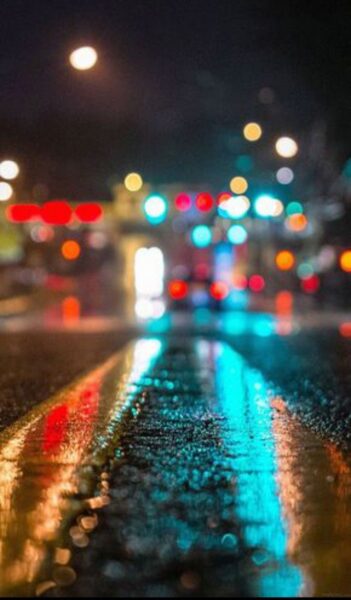 Ảnh Bokeh đường vắng