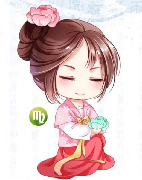 Ảnh chibi 12 cung hoàng đạo Xử Nữ