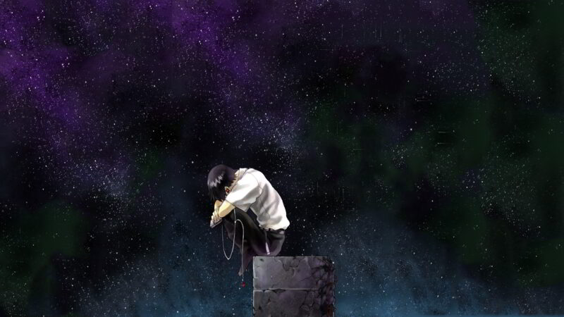 Das beste traurige Anime-Nachtfoto
