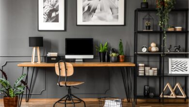 ảnh góc làm việc đẹp