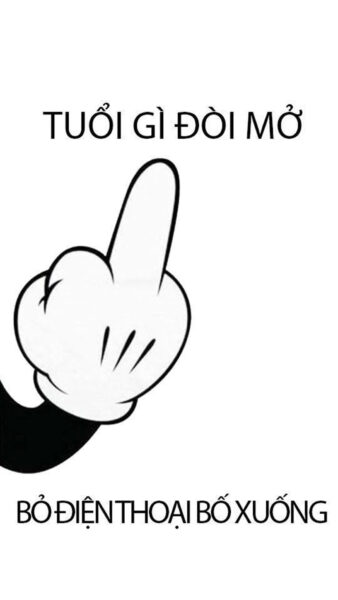 Ảnh nền mở khóa điện thoại hài hước vẫy tay xin chào
