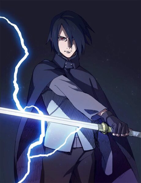 Ảnh Sasuke cầm kiếm