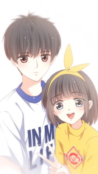 Hình ảnh Anime tình yêu cute