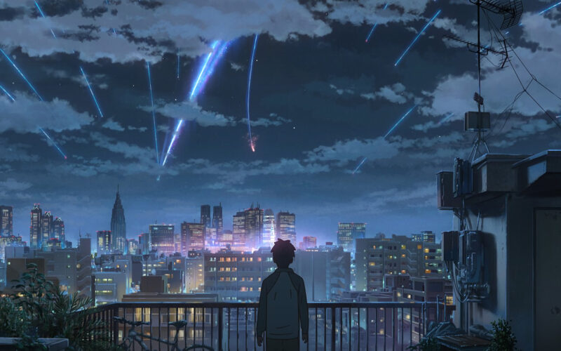 Hình ảnh buổi tối anime siêu đẹp