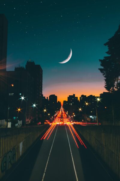 Hình ảnh đêm buồn thành phố