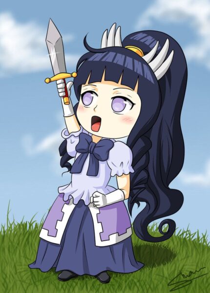 Hình ảnh Hinata trong trang phục chiến đấu