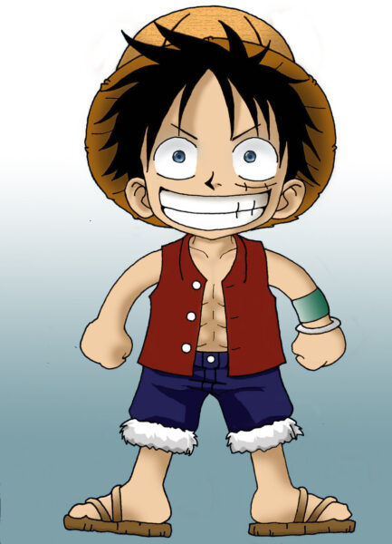 Hình ảnh Luffy chibi dễ thương