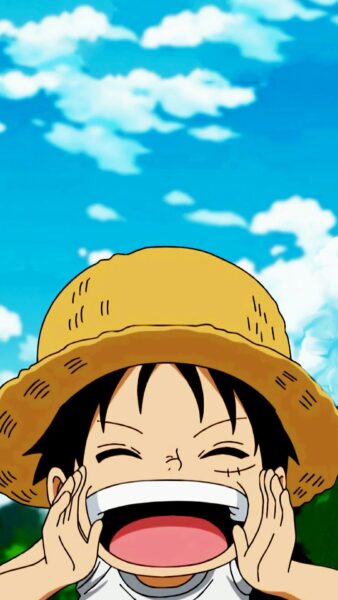 Hình ảnh Luffy hét to làm ảnh nền