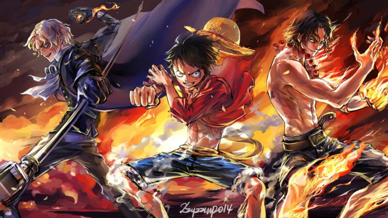 Hình ảnh ngầu của Luffy, nhân vật chính