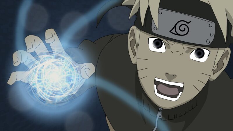 Hình ảnh Naruto thi triển Rasengan